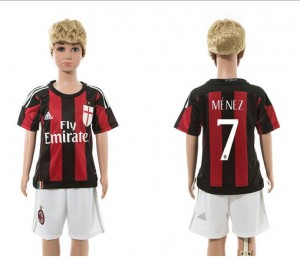 Camiseta nueva AC Milan Niños 7 2015/2016