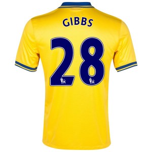 Camiseta nueva Arsenal Gibbs Equipacion Segunda 2013/2014