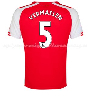 Camiseta nueva Arsenal Vermaelen Equipacion Primera 2014/2015