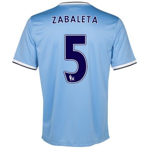 Camiseta nueva Manchester City Zabaleta Primera 2013/2014
