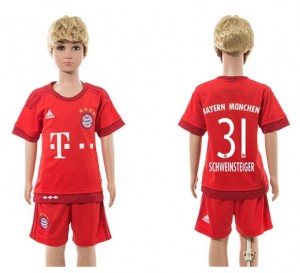 Camiseta Bayern Munich 31 Home 2015/2016 Niños