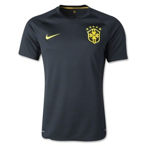 Camiseta de Brasil de la Seleccion WC2014 Tercera