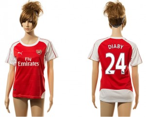 Mujer Camiseta del 24# Arsenal Home aaa version