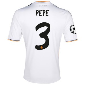 Camiseta de Real Madrid 2013/2014 Primera Pepe Equipacion
