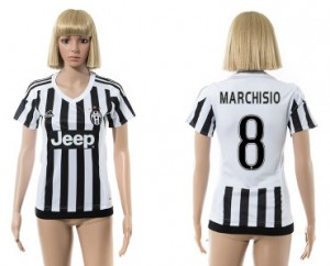 Mujer Camiseta del 8 Juventus 2015/2016