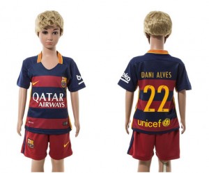 Camiseta nueva del Barcelona 2015/2016 22 Niños Home