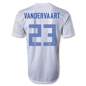 Camiseta nueva del Holanda 2013/2014 Vandervaart Segunda