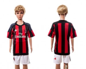 Camiseta de AC Milan 2015/2016 Home Niños