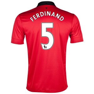 Camiseta de Manchester United 2013/2014 Primera Ferdinand