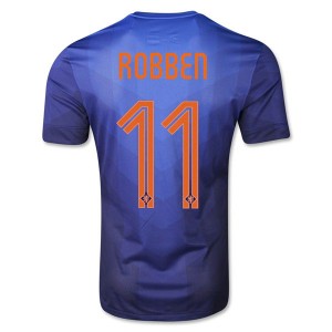 Camiseta del Robben Holanda de la Seleccion Segunda WC2014