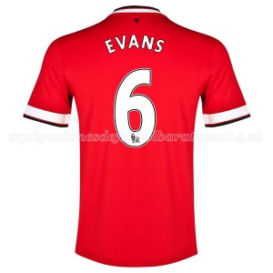 Camiseta Manchester United Evans Primera 2014/2015