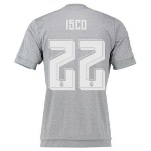 Camiseta de Real Madrid 2015/2016 Segunda Numero 22 ISCO Equipacion