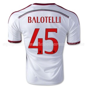 Camiseta nueva del AC Milan 2014/2015 Equipacion Balotelli Segunda