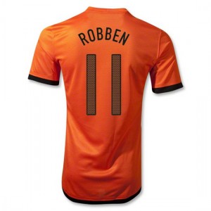 Camiseta de Holanda de la Seleccion 2012/2014 Primera Robben