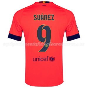 Camiseta del Suarez Barcelona Segunda 2014/2015