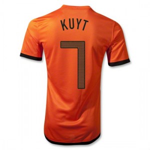 Camiseta nueva del Holanda de la Seleccion 2012/2014 Kuyt Primera