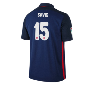 Camiseta nueva del Atletico Madrid 2015/2016 Equipacion SAVIC Segunda