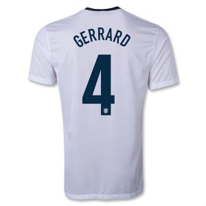 Camiseta nueva del Inglaterra de la Seleccion 2013/2014 Gerrard Primera