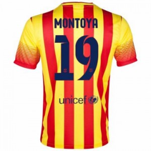 Camiseta Barcelona Montoya Segunda Equipacion 2013/2014