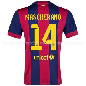 Camiseta del Mascherano Barcelona Primera 2014/2015