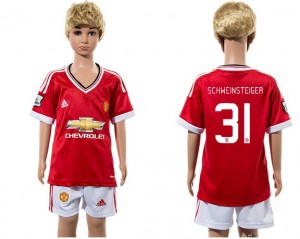 Camiseta nueva del Manchester United 2015/2016 31 Niños