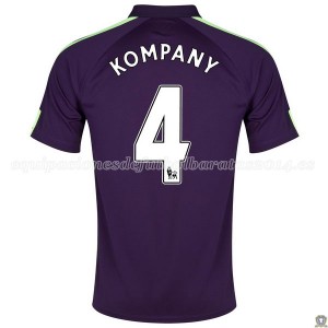 Camiseta nueva del Manchester City 2014/2015 Kompany Tercera
