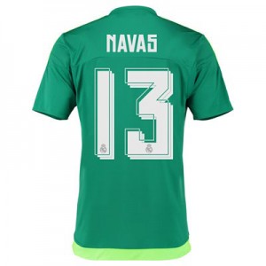 Camiseta de Real Madrid 2015/2016 Segunda Numero 13 NAVA Equipacion