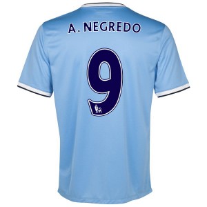 Camiseta nueva Manchester City Negredo Primera 2013/2014