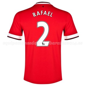 Camiseta nueva Manchester United Rafael Primera 2014/2015