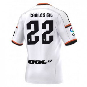Camiseta nueva del Valencia 2014/2015 Equipacion Carles Gil Primera
