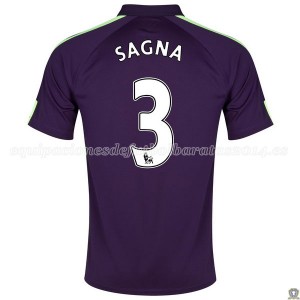 Camiseta nueva del Manchester City 2014/2015 Sagna Tercera