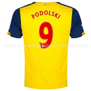 Camiseta nueva Arsenal Podolski Equipacion Segunda 2014/2015