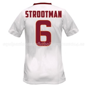 Camiseta del Strootman AS Roma Segunda Equipacion 2014/2015