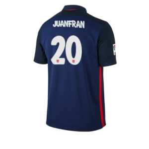 Camiseta nueva Atletico Madrid JUANFRAN Equipacion Segunda 2015/2016