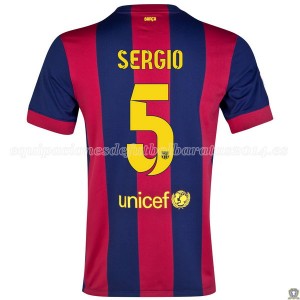 Camiseta del Sergio Barcelona Primera 2014/2015