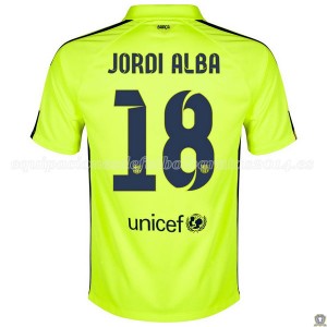 Camiseta Barcelona Jordi Alba Tercera 2014/2015