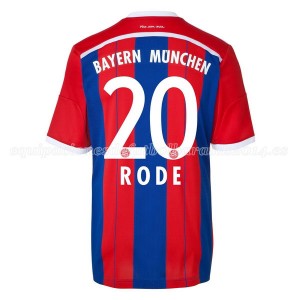 Camiseta de Bayern Munich 2014/2015 Primera Rode Equipacion