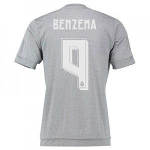 Camiseta del Numero 09 BENZ Real Madrid Segunda Equipacion 2015/2016