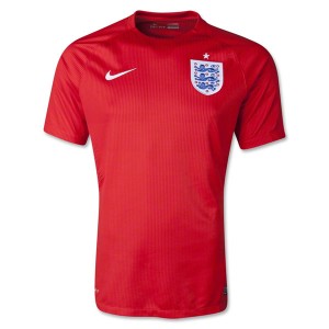 Camiseta de Inglaterra de la Seleccion WC2014 Segunda