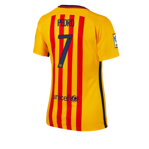 Camiseta nueva del Barcelona 2015/2016 Equipacion Numero 07 Mujer Segunda