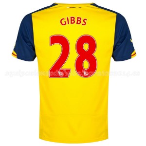 Camiseta nueva del Arsenal 2014/2015 Equipacion Gibbs Segunda