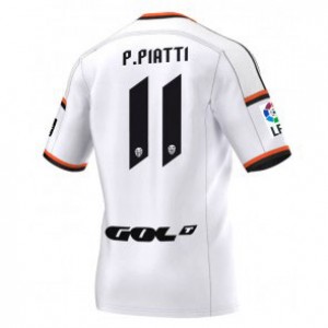 Camiseta nueva Valencia Pablo Piatti Equipacion Primera 2014/2015