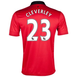 Camiseta del Cleverley Manchester United Primera 2013/2014