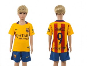 Camiseta nueva del Barcelona 2015/2016 09# Niños