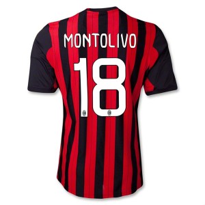 Camiseta AC Milan Montolivo Primera Equipacion 2013/2014