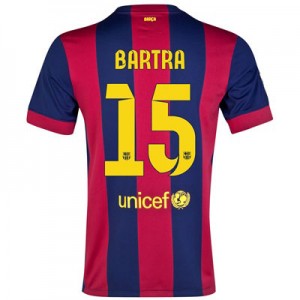 Camiseta Barcelona BARTRA Primera Equipacion 2014/2015