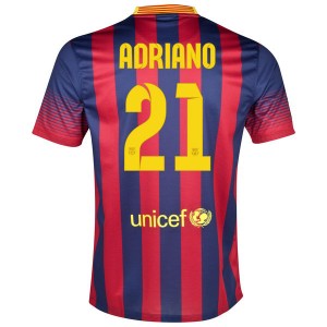 Camiseta Barcelona Adriano Primera 2013/2014