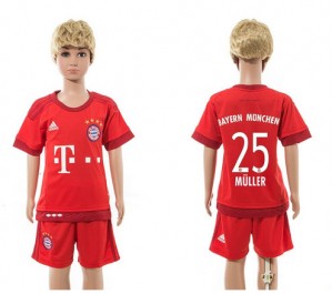 Camiseta nueva Bayern Munich Niños 25 Home 2015/2016