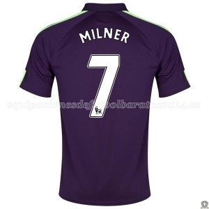 Camiseta nueva Manchester City Milner Tercera 2014/2015