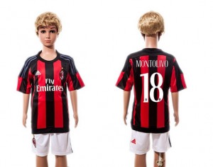 Niños Camiseta del #18 AC Milan Home 2015/2016